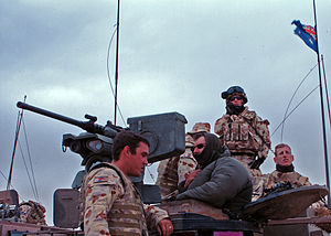Overwatch Battle Group (West) personnel in April 2007