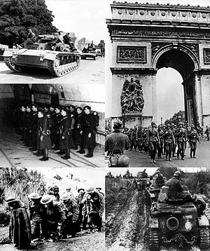 Battle of France collage