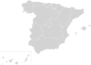 Blank Spain Map (Autonomous Communities).svg