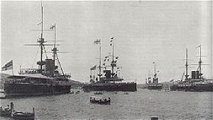 British warships, Malta 1902.jpg