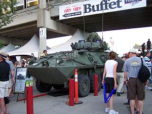 Canadian Light Armored Vehicle at the Calgary Stampede, 2007.jpg