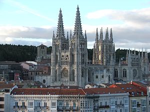   Burgos city view facing south east