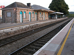 Chepstow station at 7am on a Saturday