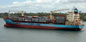 Maersk Alabama leaves Mombasa, Kenya, April 21, 2009.
