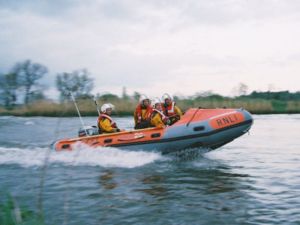 D-Class Lifeboat at Speed