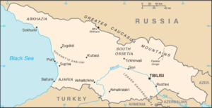 Map of Georgia (geopolitical)