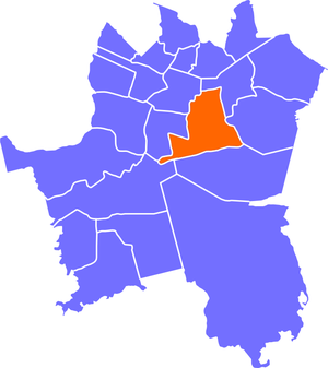 Muchowiec location in Katowice