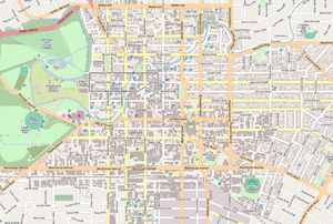 Map of Christchurch Central City