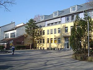 The A-Building of the Martin Luther School