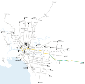 Melbourne trams route 75 map.png