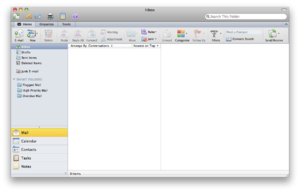 Microsoft Outlook for Mac screenshot