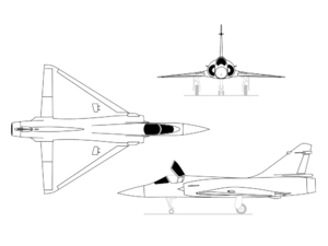 3-view of Mirage 2000 C/RDI