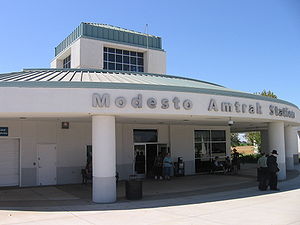 Modesto CA Amtrak Train Station.JPG