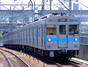 Nagoya Municipal Subway 3000 series, June 2007