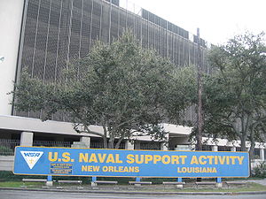 Naval Support Activity New Orleans (EastBank) Gate Sign.jpg