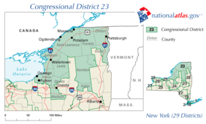 New York District 23 109th US Congress.png