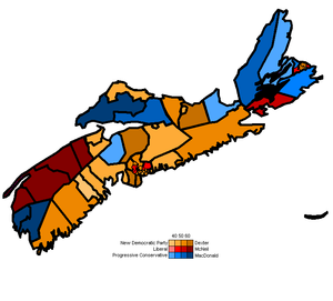 Nova Scotia 2009 provincial elections.PNG