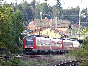 Coupled Class 612s leaveOttweiler towards Saarbrücken