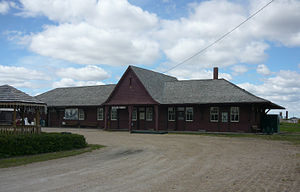 Outlook Saskatchewan Former CPR Station 2010.jpg