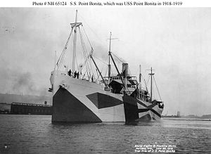 S.S. Point Bonita (American freighter, 1918) On a trial trip on 22 June 1918 near the yard of her builder, the Albina Engine & Machine Works, Portland, Oregon. This ship was in commission as USS Point Bonita (ID # 3496) from October 1918 to April 1919