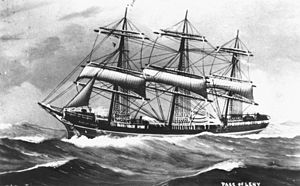 StateLibQld 1 141727 Drawing of the ship Pass of Leny as a three masted square rigged sailing ship.jpg