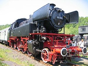 Locomotive 66 002 in Bochum-Dahlhausen