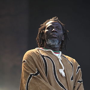 Tiken Jah Fakoly, at Africajarc festival (at Cajarc, in France), 26 june 2008
