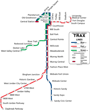 Trax system map - August 2011.png