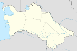 Çagagüzer is located in Turkmenistan
