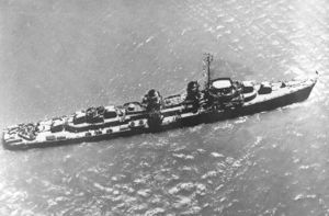 USS Heermann (DD-532); undated wartime photo.