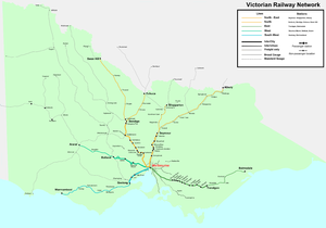 Mildura line map