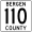 Bergen County Route 110 NJ.svg
