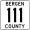 Bergen County Route 111 NJ.svg