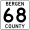Bergen County Route 68 NJ.svg