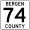 Bergen County Route 74 NJ.svg