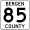 Bergen County Route 85 NJ.svg