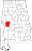 Hale County map