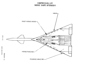Labelled planform diagram of delta-wing aircraft with canards.