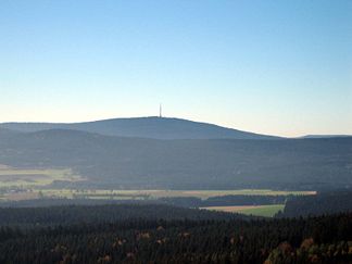 The Ochsenkopf, seen from the Waldstein