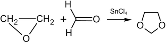 Synthesis of 1,3-dioxolane