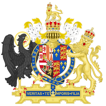 Coat of Arms of England (1554-1558).svg