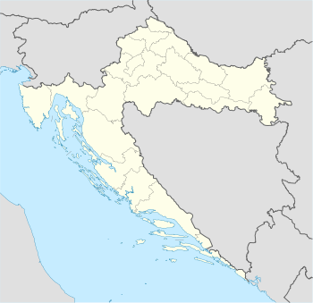 1992–93 Prva HNL is located in Croatia