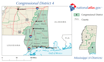 Map for 109th Congress
