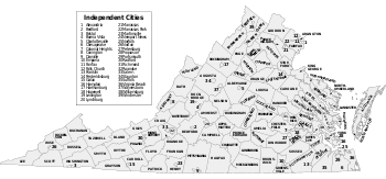 Map of Virginia Counties and Independent Cities.svg