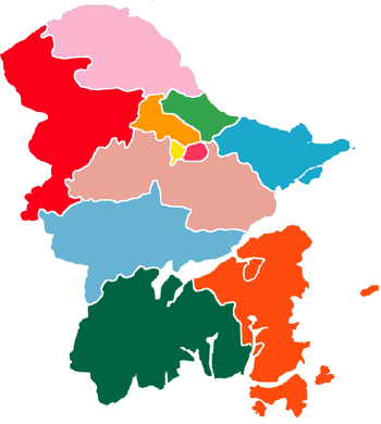 Subdivisions of Ningbo-China.png