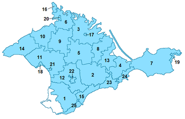 Subdivisions of Crimea