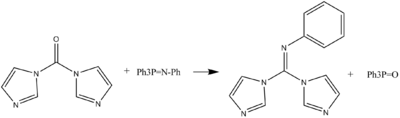 Formation of N-phenylimino derivative
