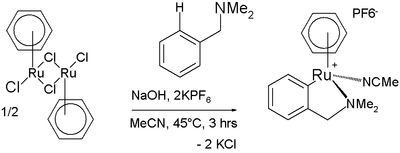 Cyclometallation with a Substituted Benzylamine Chetcuti 2007