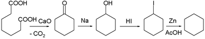 1894 cyclohexane synthesis Baeyer