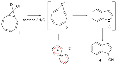 the cyclononatetraenyl cation